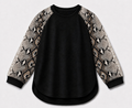 Serpent Chic Women's Relaxed Fit Raglan T-Shirt