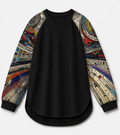 Metro Muse Women's Relaxed Fit Raglan T-Shirt