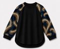 Midnight Feather Women's Relaxed Fit Raglan T-Shirt