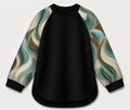 Ocean Whisper Women's Relaxed Fit Raglan T-Shirt